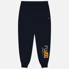 Мужские брюки Polo Ralph Lauren Multicolored Logo Print Sleep Jogger, цвет синий