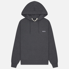 Мужская толстовка A.P.C. Boxy Petit V.P.C. Hoodie, цвет серый