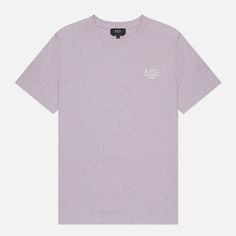 Мужская футболка A.P.C. Standard Rue Madame GOTS, цвет фиолетовый