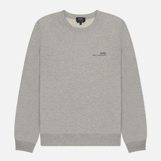 Мужская толстовка A.P.C. Item, цвет серый