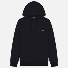 Мужская толстовка A.P.C. Item H Рoodie, цвет чёрный