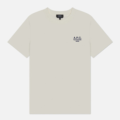 Мужская футболка A.P.C. Standard Rue Madame GOTS, цвет белый