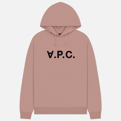 Мужская толстовка A.P.C. Standard Grand V.P.C. GOTS Hoodie, цвет розовый