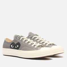 Кеды Converse x Comme des Garcons Play Chuck 70 Low, цвет серый