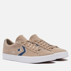 Мужские кеды Converse PL Vulc Pro Classic Suede, цвет бежевый