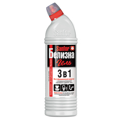 Средства универсальные для сантехники средство чистящее SANFOR Белизна 3в1 гель 1л