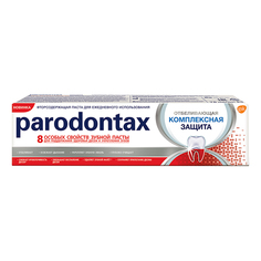 Пасты зубные паста зубная PARODONTAX Комплексная Защита Отбеливающая 75мл