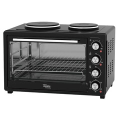 Электропечи мини-печь OASIS M-S/BL35B 1500Вт 35л конвекция чёрный