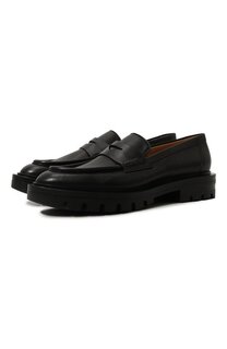 Кожаные лоферы Santoni