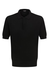 Поло из шелка и хлопка Tom Ford