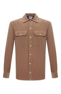Хлопковая рубашка Brunello Cucinelli