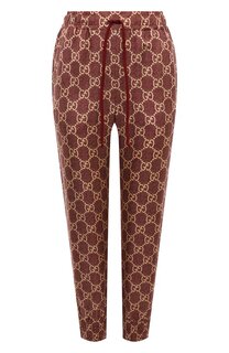 Шелковые джоггеры Gucci