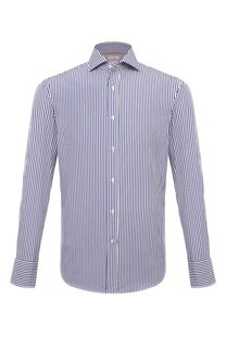 Хлопковая рубашка Brunello Cucinelli