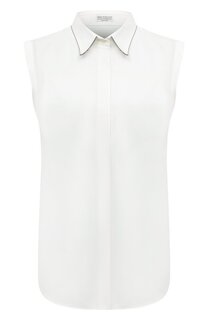 Хлопковая рубашка Brunello Cucinelli