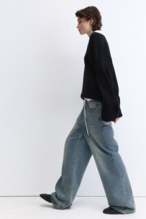 брюки джинсовые женские Джинсы baggy fit с эффектом масляной стирки Befree