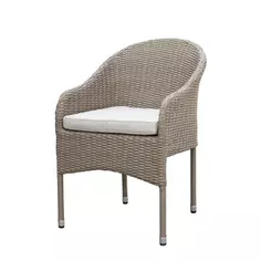 Стул Софи GS062 65x65x85 см искусственный ротанг бежевый Без бренда