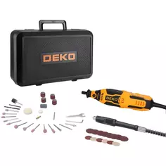 Гравер сетевой Deko ZKRT200E, 200 Вт и набор насадок 43 шт. ДЕКО