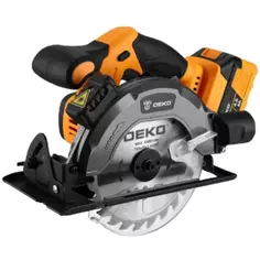 Пила циркулярная аккумуляторная Deko DKCS20V 084-1039, 20 В Li-Ion 4 Ач ДЕКО