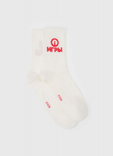 Носки ИГРЫ OSTIN x Кинопоиск, Белый Ostin