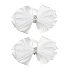 Резинка для волос с белым бантом, 2 шт Tais детская