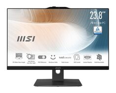 Моноблок 23.8 MSI Modern AM242P 12M-206RU 9S6-AE0711-206 i7-1260P/16GB/512GB SSD/Iris Xe graphics/1920x1080/GbitEth/WiFi/BT/cam/Win11Pro/black