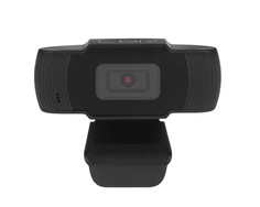 Веб-камера CBR CW 855FHD Black с матрицей 3 МП, разрешение видео 1920х1080, USB 2.0, встроенный микрофон с шумоподавлением, фикс.фокус, крепление на м