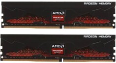 Модуль памяти DDR4 32GB (2*16GB) AMD R9S432G3206U2K Radeon R9 Gamers Series Black Gaming Memory PC4-25600 3200MHz CL16 1.35V 288-pin RTL