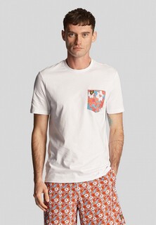 Футболка Lyle & Scott Floral Print Pocket T-Shirt