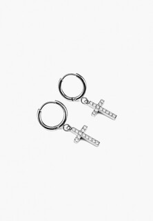 Серьги ChromeMans Крестик