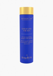 Шампунь Arthair Care Gold Line for Man Питательный, интенсивного действия с ментолом AQ, 200 мл
