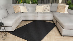 Ковер Askona Home Jute, цвет черный