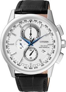 Японские наручные мужские часы Citizen AT8110-11A. Коллекция Radio Controlled