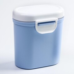 Контейнер для хранения детского питания, с ложкой, цвет голубой Mum&Baby