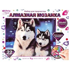Набор для творчества (аппликация/мозаика) МУЛЬТИ АРТ AM30X40-115332 Multi Art