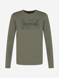 Лонгслив мужской Geotech, Зеленый