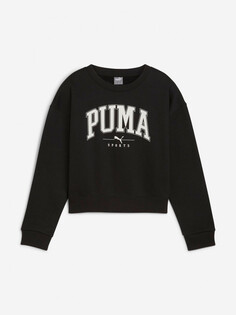 Худи для девочек PUMA ESS+ Block, Черный