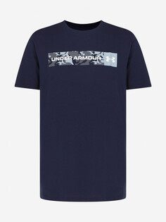Футболка мужская Under Armour Camo Chest Stripe, Синий