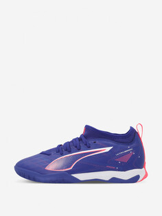 Бутсы для мальчиков PUMA Ultra 5 Match IT + Mid Jr, Фиолетовый