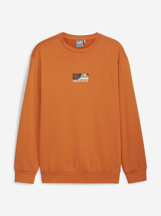 Свитшот мужской PUMA, Оранжевый