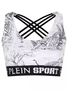 Топ с принтом Plein Sport