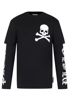 Лонгслив хлопковый Philipp Plein