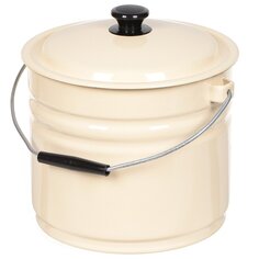 Ведро сталь, эмалированное, 10 л, с крышкой, хозяйственное, Керченский металлургический завод, 41204-222-У2