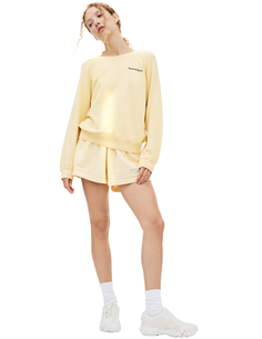 Свитшот с вышитым логотипа Sporty & Rich