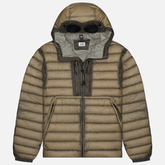Мужской пуховик C.P. Company D.D. Shell Goggle Hooded Down, цвет бежевый
