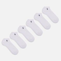 Комплект носков Polo Ralph Lauren Cushioned Low Cut 6-Pack, цвет белый