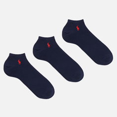 Комплект носков Polo Ralph Lauren Mini Pony Ghost 3-Pack, цвет синий