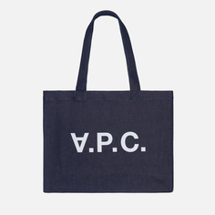 Сумка A.P.C. Daniela Shopping Denim, цвет синий