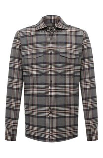 Рубашка из хлопка и кашемира MUST