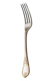 Вилка обеденная Marly DP Silver Plated Gold Accent Christofle