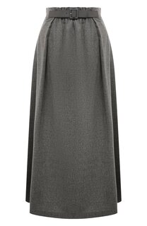 Юбка из шерсти и кашемира Emporio Armani